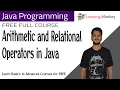Arithmetic and Relational Operators in Java Lesson 7 Java Programming Learning Monkey