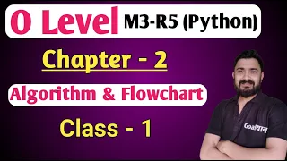O Level R3 R5 Python Algorithm and flowcharts o level computer course in hindi