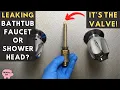 Fix Leaking Shower Head or Bathtub Faucet Rebuild Replace Shower Valve