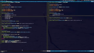 C Coding Time Lapse i3wm vim workflow
