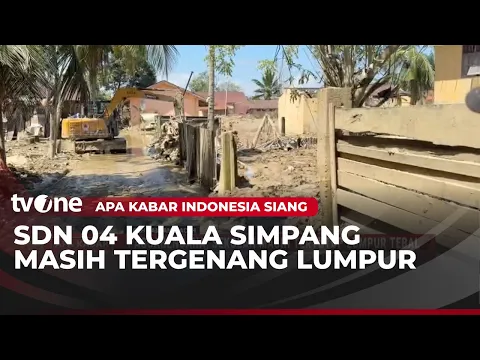 Pascabencana, Sekolah Masih Tertutup Lumpur Tebal di Aceh Tamiang