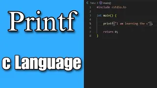 Printf function how to use Printf function in C language