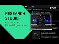 Flir Research Studio Run count Record Organization