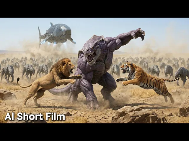 Simba & Shere Khan Face the Planet-Destroying Titan