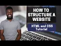 Learn to Code in 9 Minutes - Website Layout Tutorial Structuring Your Website
