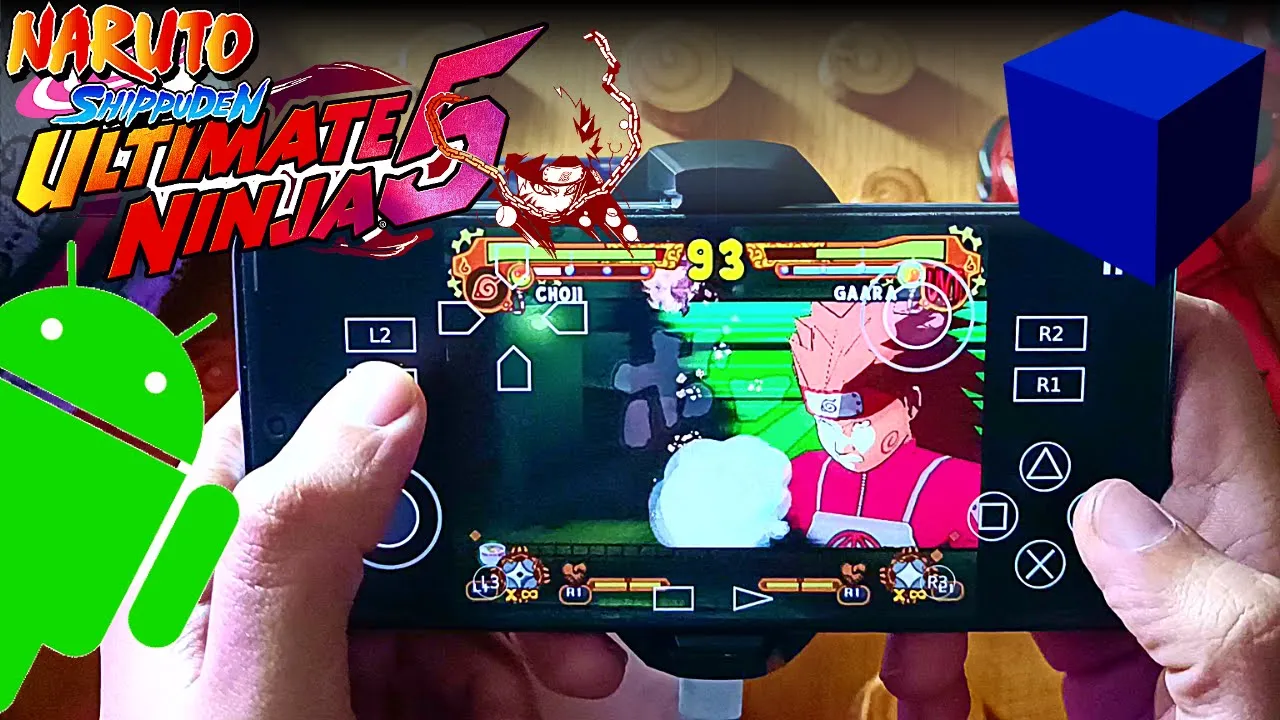 Naruto Shippuden Ultimate Ninja 5 AetherSX2 - PS2 Emulator Android Gameplay - 2023