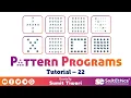 Pattern Programs Tutorial Part 22 - Plus X Square pattern and more