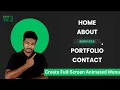 Create Full-Screen Animated Menus with Transitions Transforms