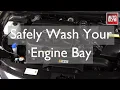 How to safely wash your engine with water