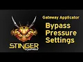 How to set Spray Pump Bypass Pressure - Stinger Gateway Applicator