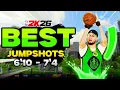 Best Jumpshots for Man Builds 6 10 - 7 4 on NBA2K26