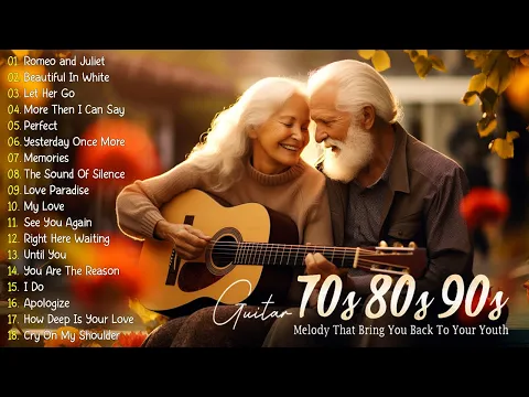 Download MP3 The Best Love Songs 70's 80's 90's - TOP 50 INSPIRING ROMANTIC GUITAR MUSIC