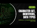Basic Structure of C Program EST102 Programming in C MODULE 2 KTU Anna Thomas SJCET