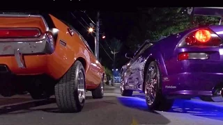 2 fast 2 furious pink slip race eclipse u0026 evo vs camaro u0026 challenger 1080hd