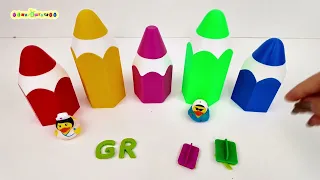 Learn Colors with Play Dough | Educational Video for Kids (3D Boxes)