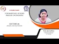 Lecture 46 Mixing and agitation
