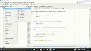 How to create java RMI using Netbeans