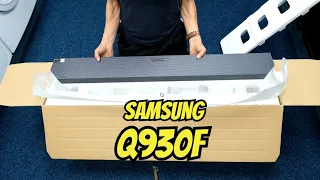 samsung hw q930f soundbar 2025 unboxing setup dimensions and tests on tv music and movies