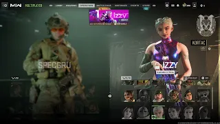 Call of Duty Modern Warfare 2 2022 Multiplayer Izzy Operator Profile