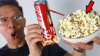 Download BIKIN POP CORN PAKAI KALENG COCA-COLA BEKAS!!! MP3