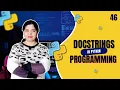 Docstrings in Python Programming Documentation String in Python Crack IT With Anu - Tutorial