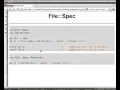 Beginner Perl Maven tutorial 11 9 - File Spec