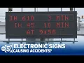 Electronic highway signs could have unintended impact