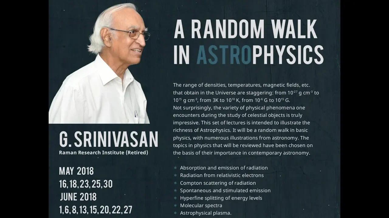 Journey to the Centre of a Neutron Star (Lecture - 11) by Professor G Srinivasan