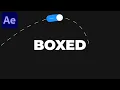 Ball Motion Graphics Text Animation - After Effects Tutorial No Plugin