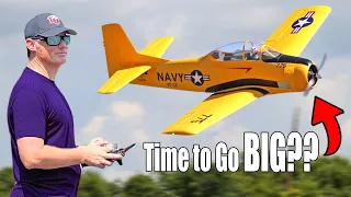 Is Bigger Better An E-flite Carbon-Z 2 0m T-28 Trojan Review