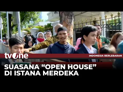 Antusias Masyarakat Ikuti Open House Presiden Prabowo Subianto di Istana Hari Ini