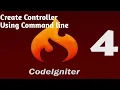 Create Controller using command line Part Codeigniter 4 Api in Codeigniter 4