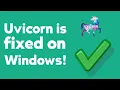 Uvicorn fixed hot reload for FastAPI and NiceGUI on Windows