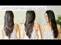 HOW I CUT LAYER MY HAIR AT HOME diy long layers haircut