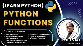Mastering User-Defined Functions in Python A Beginner s Guide with Examples Lecture 10 1
