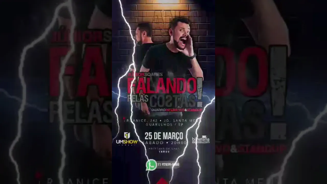 25 de Março em Guarulhos - Falando Pelas Costas show #standupbrasil