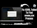 Fix KRNL Failed To Find Roblox Process 2023 - New Update