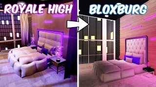 BUILDING The ROYALE HIGH Apartments IN BLOXBURG roblox