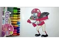 Coloring Zombie Learn Colors With Zombie Coloring Pages Coloring Book For Kids