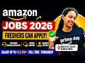 Amazon Work From Home Jobs 2026 Customer Service Associate Hiring Salary Up To 4 5 LPA