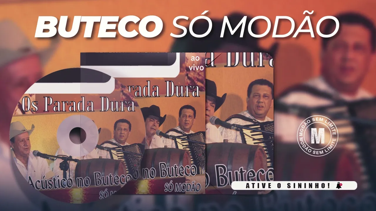 os Parada Dura Acústicos no Buteco Ao Vivo Só Modão - modão trio parada dura