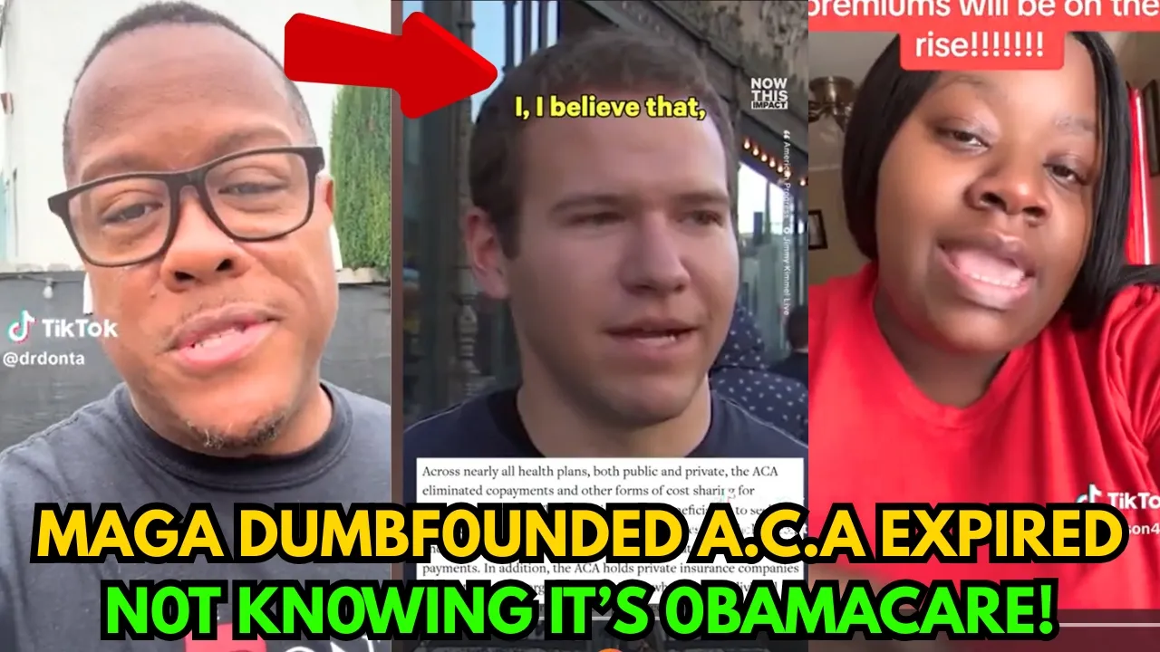 MAGA Raged & Furious ACA Expired Not KN0WING it is the Same as 0BAMACARE - They Lost B0TH.