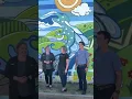 Waterhouse Bath Kitchen Studio Mural Ribbon Cutting Ceremony in downtown Perrysburg OH