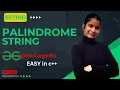 Check If A String Is A Palindrome in C Palindrome String TheCode com01