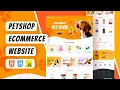 Responsive Petshop eCommerce Website Using HTML CSS JavaScript