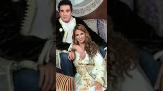 الفنانة المغربية ثريا العلوي وزوجها المخرج نوفل براني 