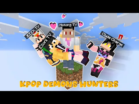 Video Thumbnail: Minecraft Oneblock, But It’s Kpop Demon Hunters 😂(Tagalog)