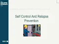 Lesson 13 - Self Control And Relapse Prevention