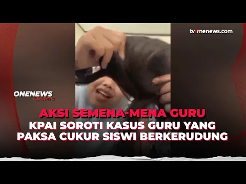Viral! Oknum Guru Potong Rambut Paksa Belasan Siswi yang Berkerudung