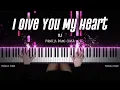 IU - I Give You My Heart (Crash Landing On You OST 11) | Piano Cover by Pianella Piano